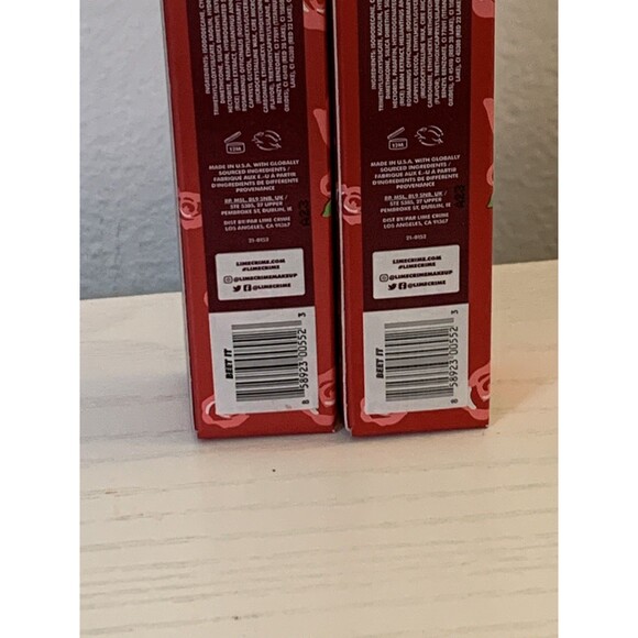 2x Lime Crime Beet It Velvetines Liquid Matte Lipstick Vegan Deep Berry Pink NEW - Picture 12 of 12